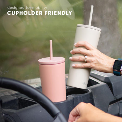Simple Modern Classic Tumbler with Lid, Straw, & Boot | Insulated Iced Coffee Cup Reusable Stainless Steel Water Bottle Travel Mug | Gifts for Women Men Her Him | 24oz | 80s Mix