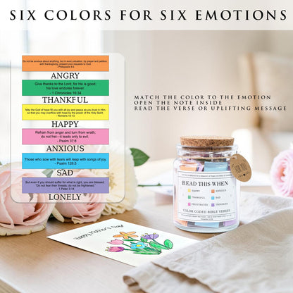 Read This When Bible Verses Jar – Birthday Gift for Women, Christian Gifts for Women, Graduations Gifts, Fathers Day Gift