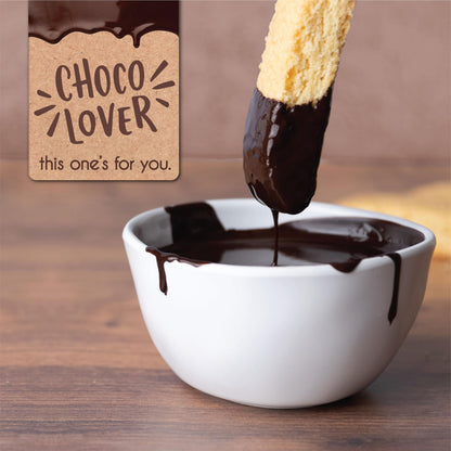 Barnetts Fathers Day 12 Chocolate Biscotti Gift Box, Gourmet Cookie Gifts Basket for Him and Her, Food Delivery, Fancy Cookies Candy Box Baskets Ideas for Men, Dad, Father, Grandfather, Husband, Brother, Son, Grandson,