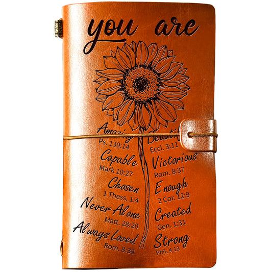 Christian Gifts for Women Faith, Religious Inspirational Gift for Women, Refillable Bible Journal, Birthday Mothers Day Graduation Gifts for Women, Her, Sister, Friends