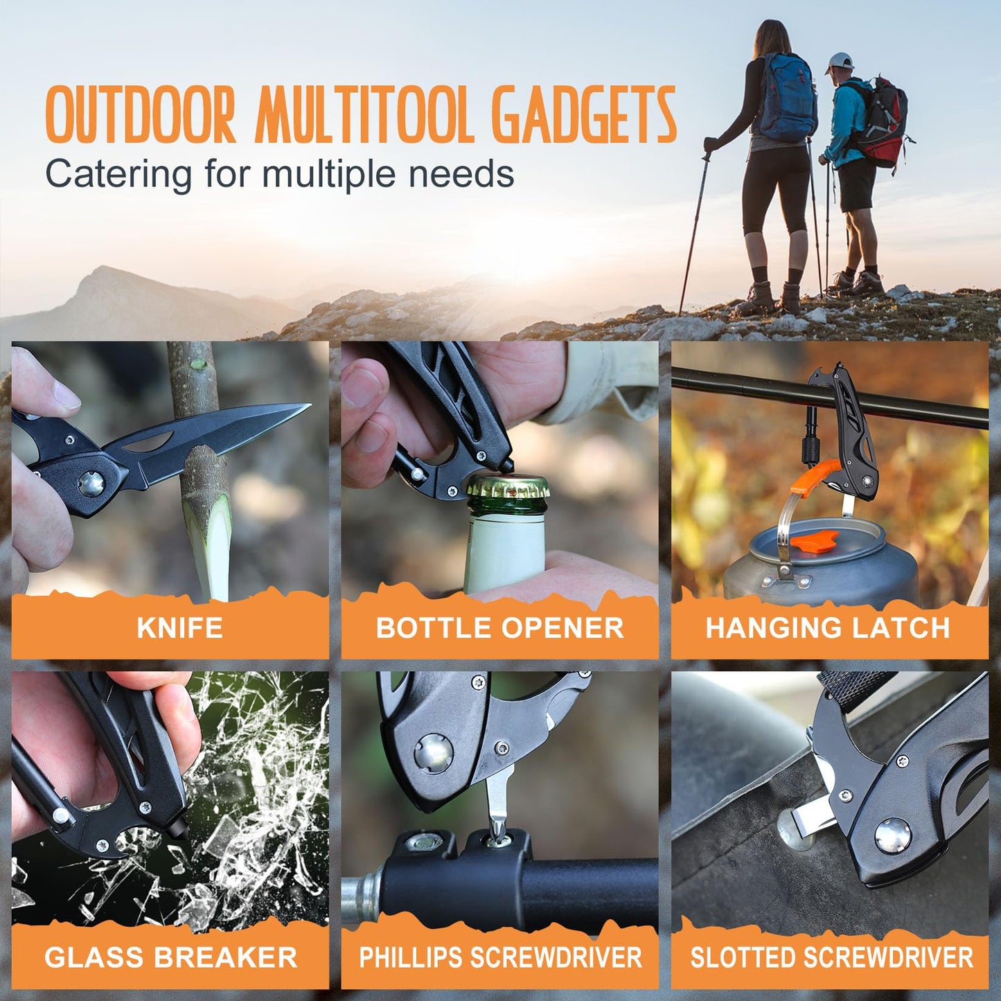 Gifts for Papa, Papa Gifts for Fathers Day, Papa‘s Multitool Gift for Fathers Day Birthday, EDC Outdoor Papa’s Gift