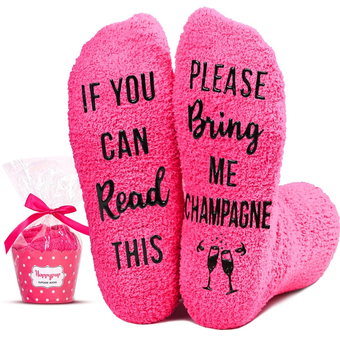 HAPPYPOP Drink Socks for Women Girls - Margarita Tea Champagne Wine Coffee Gifts for Her