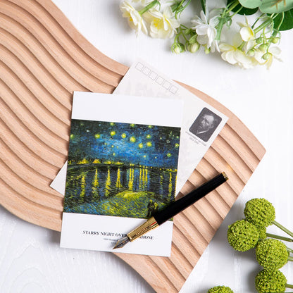 Van Gogh Art Postcards, Famous Painting Abstract Art Post Cards Bulk Pack(30 Pack), Retro Aesthetic Art Posters Collage Kit, Postcards for School Students Teacher Thank You Note Cards