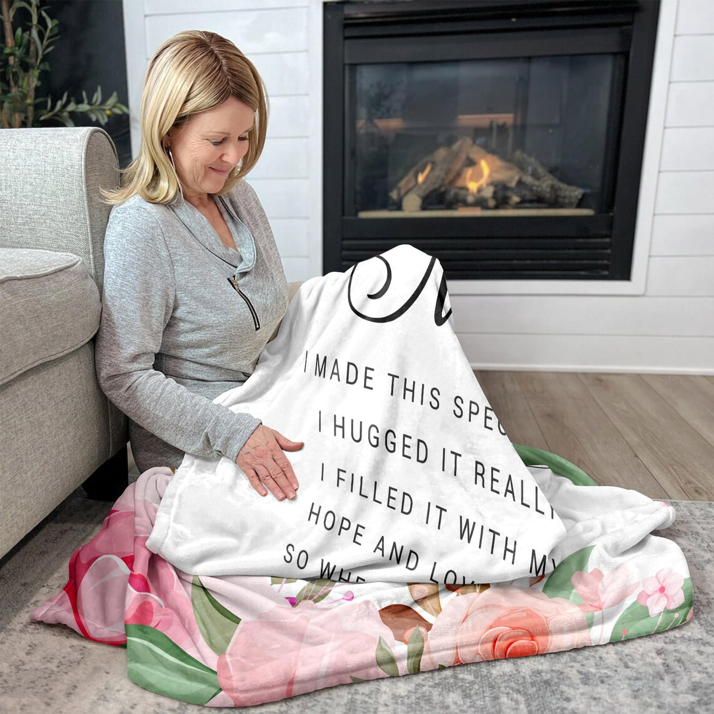 Mothers Day Meme Gifts, Meme Birthday Gift for Grandma, Grandma Birthday Present, Grandmother Present from Grandkids, Grandmother Throw Blanket 60" X 50"