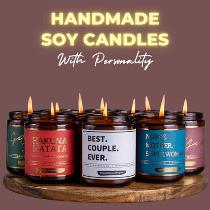 Scented Candle for Doctors Appreciation - Doctor Gifts for Women, Mother's Day Gifts for Female Doctors, Birthday Gift for Doctors, Surgeons, Pediatricians, Hospital Staff Bulk Thank You Present Idea