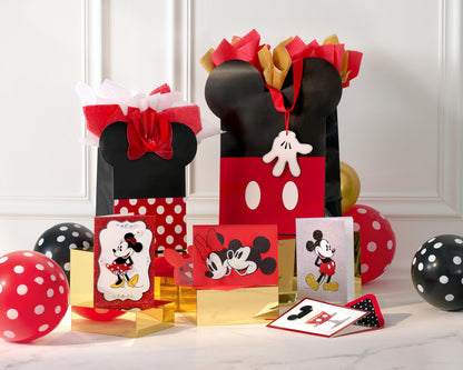 Papyrus 13" Large Disney Gift Bag (Mickey Mouse Ears) for Birthdays, Weddings, Anniversaries and All Occasions (1 Bag)