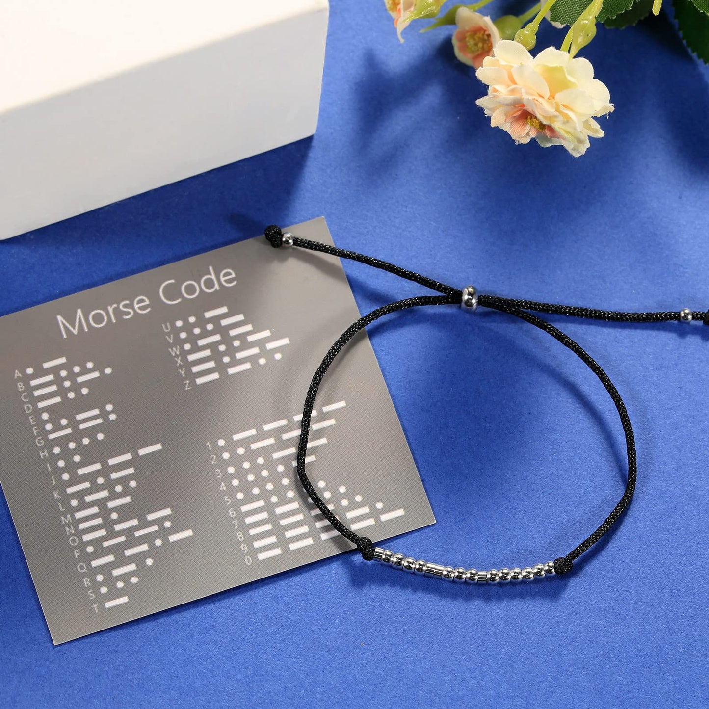 ASELFAD Morse Code Bracelets for Women, Funny Graduation Gifts, Best Friend Birthday Gifts for Women Friendship Bracelets, Teen Girl Gifts Trendy Stuff