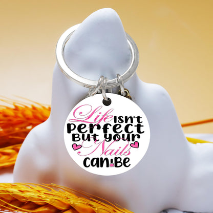 Nail Tech Gifts for Women Manicurist Keychain Nails Techs Artist Salon Gift for Nails Technician Manicurist Nail Tech Decor Gifts for Women Birthday Christmas Gift Ideas