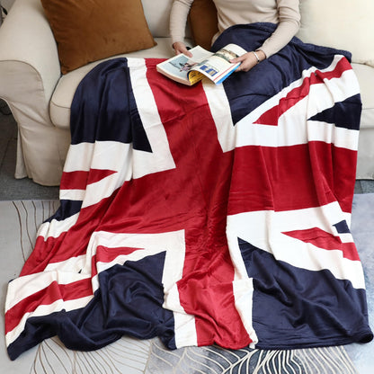 Sviuse British Flag Blanket, Super Soft Union Jack Throw Blanket UK British Stuff British Gifts for Bed Couch Chair Twin Size British Items 60x80 inches