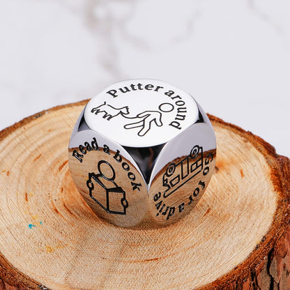 Retirement Gifts for Women Men, Retired Gifts for Men Funny Decider Dice, Retirement Gifts for Boss Coworker Going Away Leaving Gifts for Coworker Retired Teacher Dad Fathers Day from Daughter Son