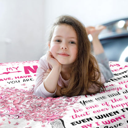 BAOERN Niece Gifts from Auntie - Niece Birthday Gifts - Christmas Graduation Present for Nieces - Gift for Teen Girls & Kids - Teen Girl Gift Trendy Stuff - to My Niece‘s Blanket 50"x60"