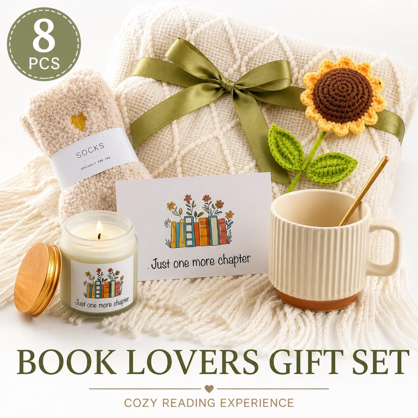 Book Lovers Gifts for Women, Bookish Gifts for Book Lovers Women, Gift for Readers Reading Accessories Gift for Reading Club Present for Bookworm Reader Librarian Birthday Teachers Self Care Gifts