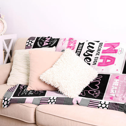 CNA Gifts, CNA Week Gifts for Women, 2026 CNA Appreciation Gifts Bulk, Certified Nursing Assistant Gifts, CNA Gifts Ideas, CNA Nurse Graduation/Birthday Gift Blanket 60" X 50"