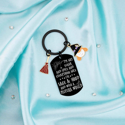 Aisity Witchy Gifts for Women Witch Stuff Mothers Day Gifts for Women Witchy Keychain Witchcraft Lovers Gift Boo Basket Gift Cool Ideas Witch Accessories Wicked for Mothers Day