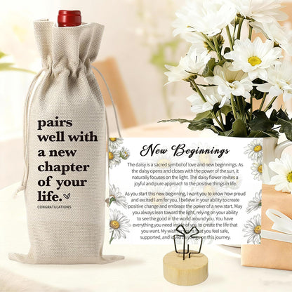 New Beginnings Box Gifts for Women, Divorce Break Up Gift Basket Farewell Gifts For Coworkers, New Job Going Away Goodbye Good Luck Gift Baskets Graduation Retirement New Home Christmas New Year Gift