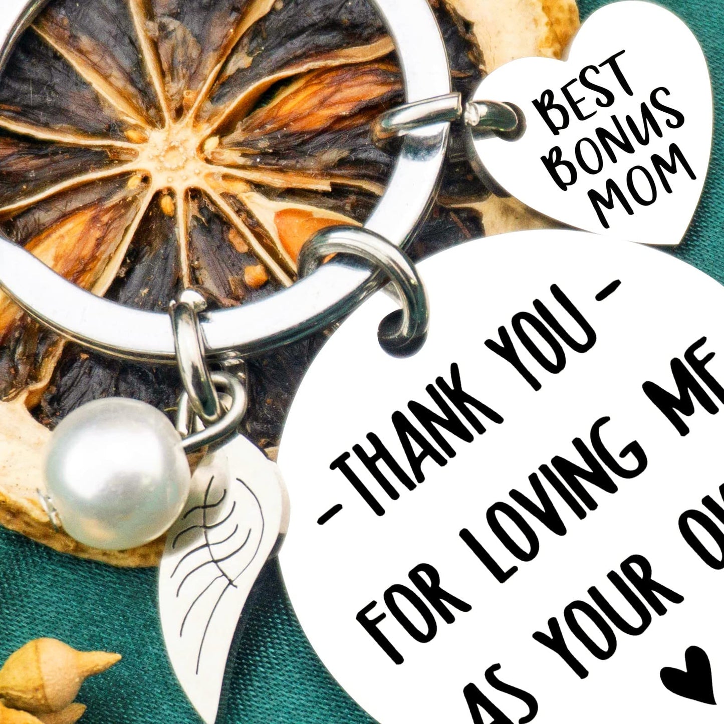 Unique Birthday Mothers Day Gifts for Bonus Mom Mother In Law Wedding Engagement Mother's Day Keychain