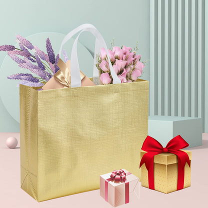 6 Pcs Reusable Large Gift Bags with Handles for Party Wedding