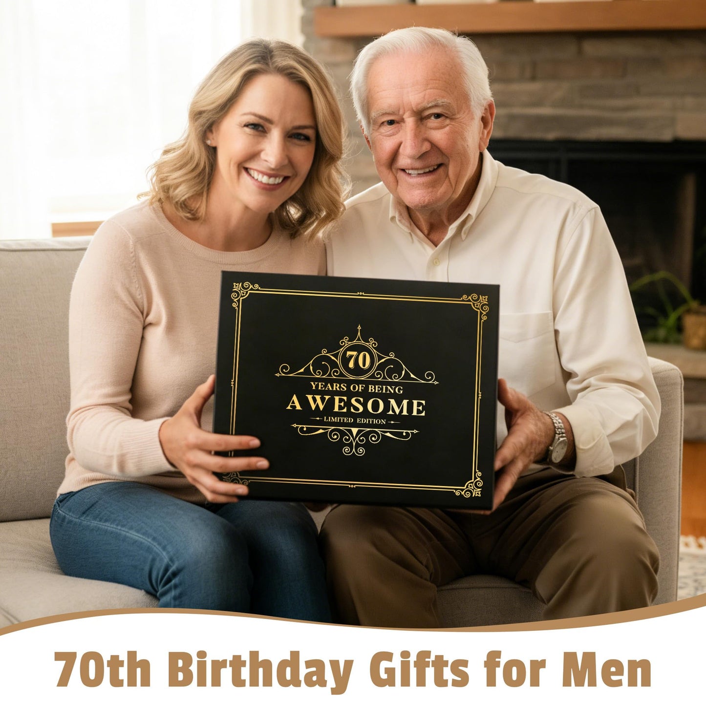 70th Birthday Gifts for Men Meaningful 70 Year Old Birthday Gifts for Men Unique 1956 Gift Ideas for 70 Year Old Man Funny Gift Set for Man Over 70 Fabulous Happy 70th Bday Decorations for Him Dad