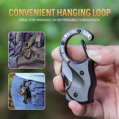 OOPERAY Son Gifts for Christmas, EDC Box Cutter, Christmas Birthday Gifts Ideas for Son, EDC Gadget Gift for Camping Hiking Fishing