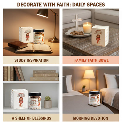 Positive Jesus Jar — 60 Emotional Support Jesus Cards with Bible Verse and Affirmation, Scripture Encouragement for Teen Girls Women, Christian Mothers Day Gift