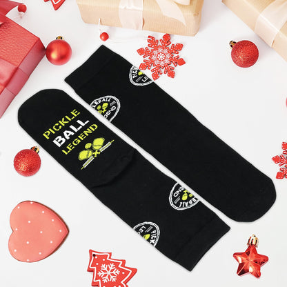 ZAGKOO Funny Sports Socks for Men, Women - Biking, Hiking, Skiing, Basketball, Pickleball, Disc Golf Socks - Christmas Gifts