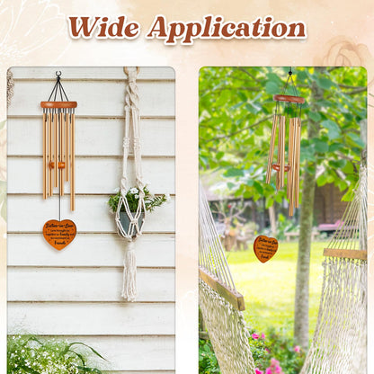 Sister in Law Gifts, Gift for Sister in Law - Wind Chimes, Birthday, Wedding, Engagement, Anniversary, Thanksgiving Gifts, Windchimes for Outside Outdoor