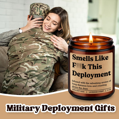 Fairy's Gift Candle, Deployment Gifts, Military Deployment Gifts, Long Distance Relationship Ideas, Mothers Day Funny Presents for Deployed Military Soldier, Army Wife, Navy Girlfriend, Spouse Mom BF