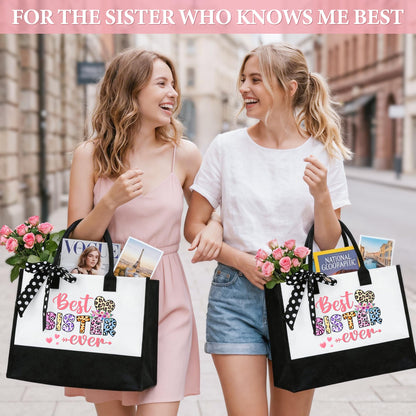 Sisters Gifts from Sister Birthday Gifts for Sisters Adult Funny Gift Ideas for Best Sister Ever Meaningful Gift for Siblings Cool Little Sis Present Set for Women Older Younger Sis Who Has Everything
