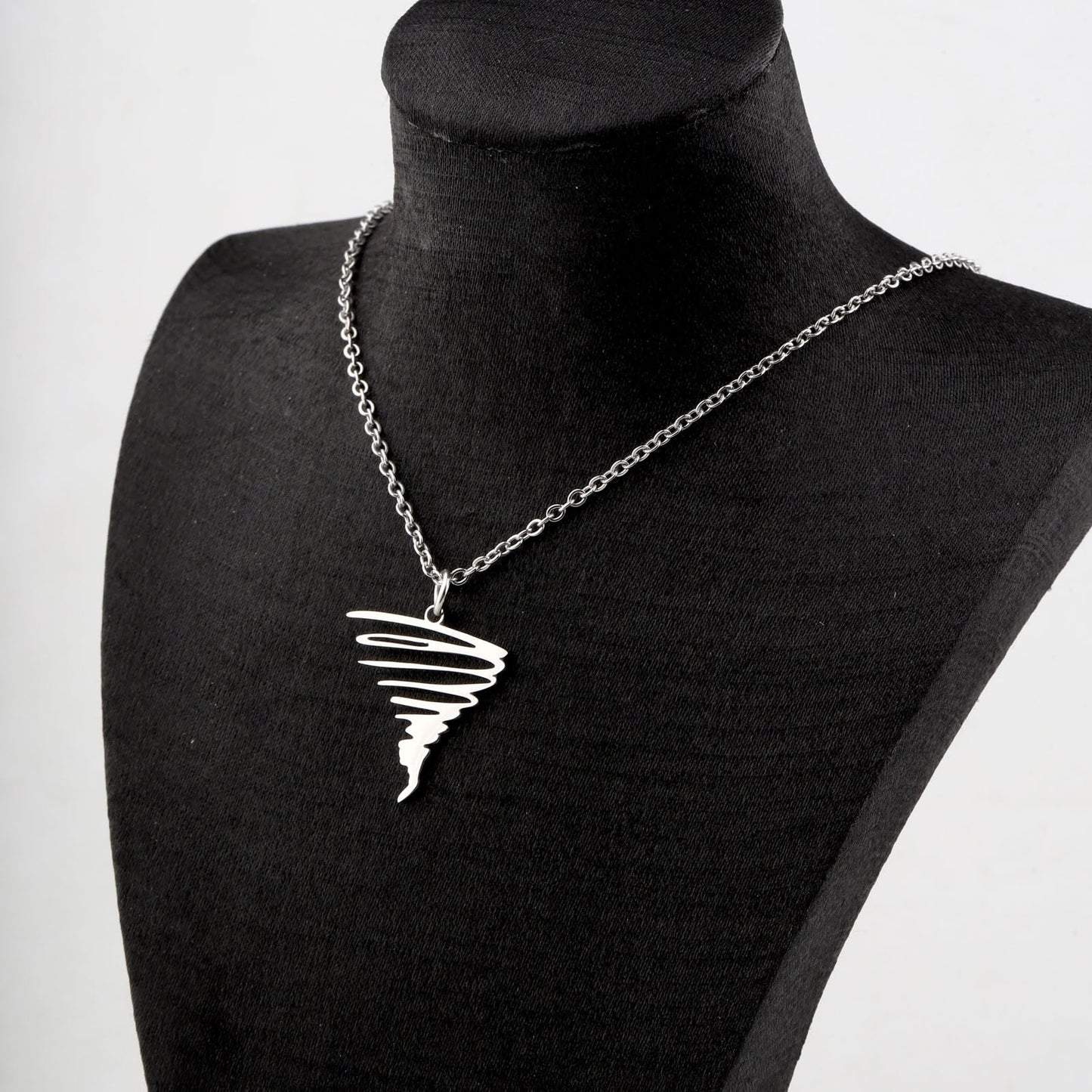 WUSUANED Funny Hurricane Necklace Storm Tornado Chaser Jewelry Hurricane Gift Meteorology Gift