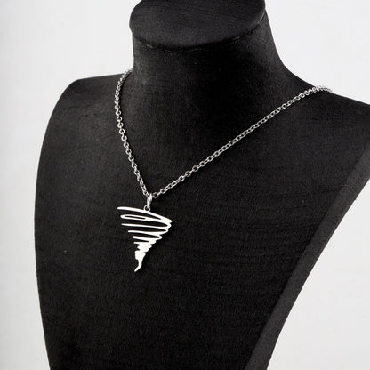 WUSUANED Funny Hurricane Necklace Storm Tornado Chaser Jewelry Hurricane Gift Meteorology Gift