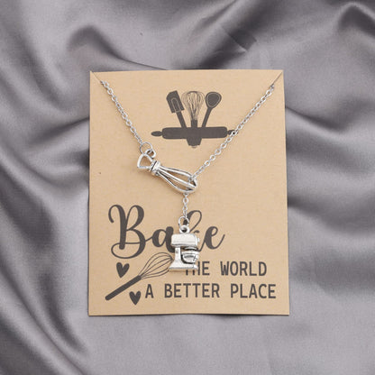 MAOFAED Baker Gift Pastry Baker Gift Bake The World A Better Place Bake Lover Gifts Bakeing Merchandise (bakeThe world card ne)