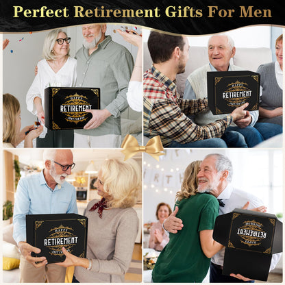 8 Pcs Retirement Gifts for Men 2026, The Legend has Retired Gift Ideas for Man Includes 11Oz Mug Cup Baseball Cap Socks Plaque Dice Keychain, Happy Retirement Gifts for Dad, Coworker, Boss, Teachers