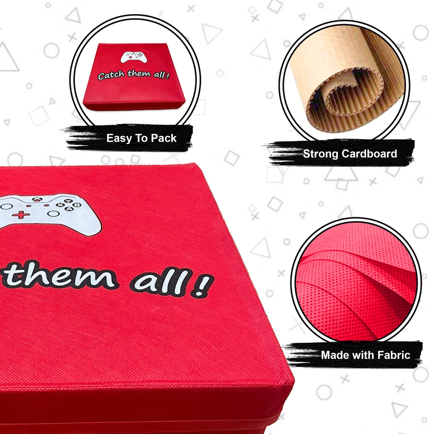 Anime Gaming 13” Cartoon Storage Box Perfect for Gaming, Parties, Birthdays - Medium