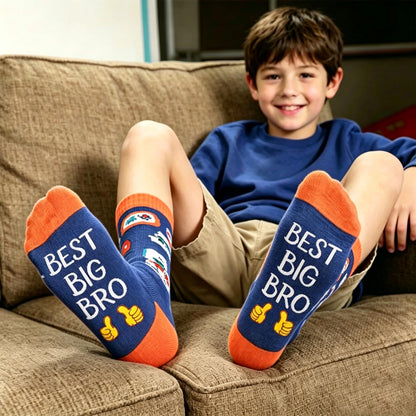 Dreamgirnh Big Brother Gamer Gift Set-6 PCS New Brother Gifts for Boys, 12 oz Big Bro Unlocked Tumbler, Birthday Christmas Gaming Gifts for Sibling and Teens Boy