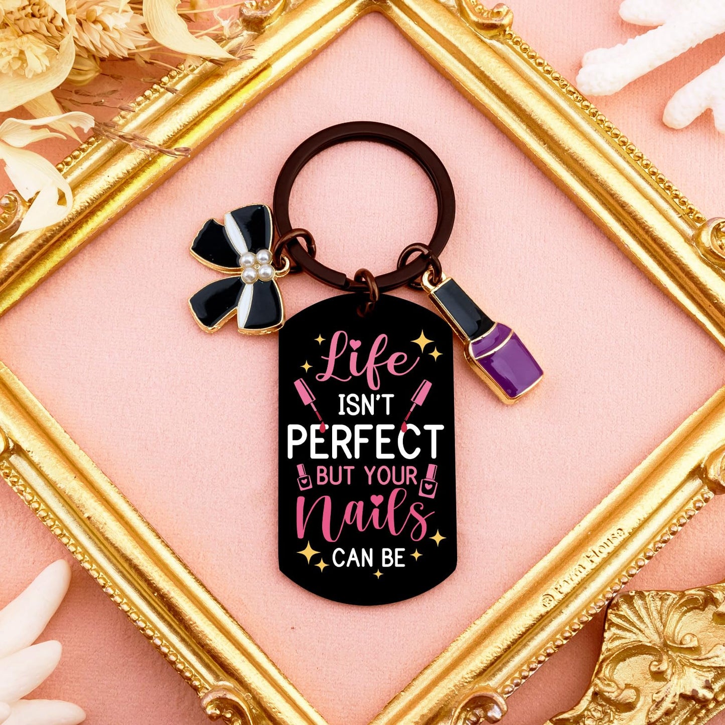 Ibiwe Nail Tech Gifts For Women Beauty Gifts For Manicurist Nail Polish Lovers Nails Technician Artist Salon Gift For Girls Hustlers Salon Owner Boss Beautician Instructor Cosmetology Jewelry