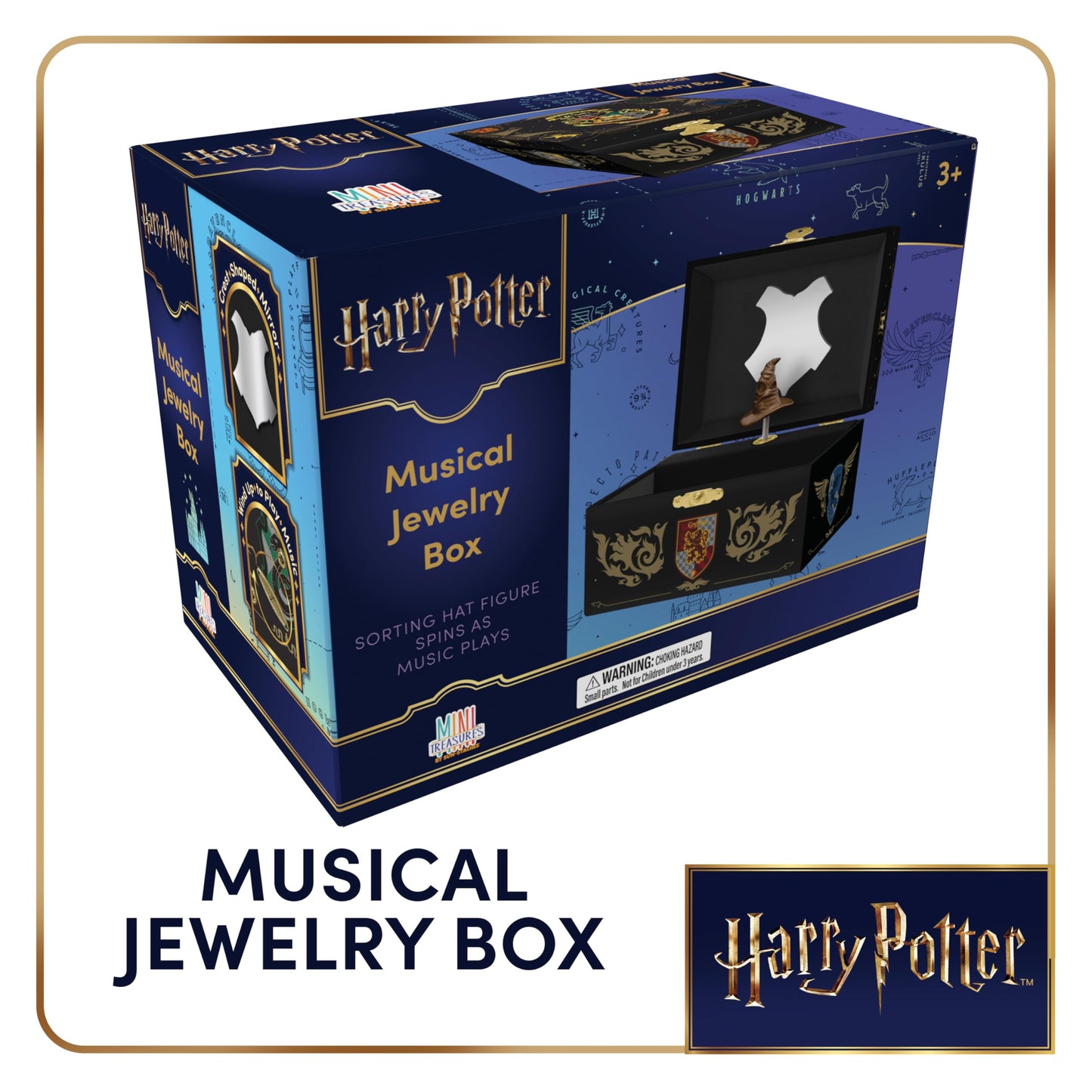 Harry Potter Jewelry Box for Girls Musical Jewelry Box with Spinning Figurine, Harry Potter Toys for Kids Ages 3-7