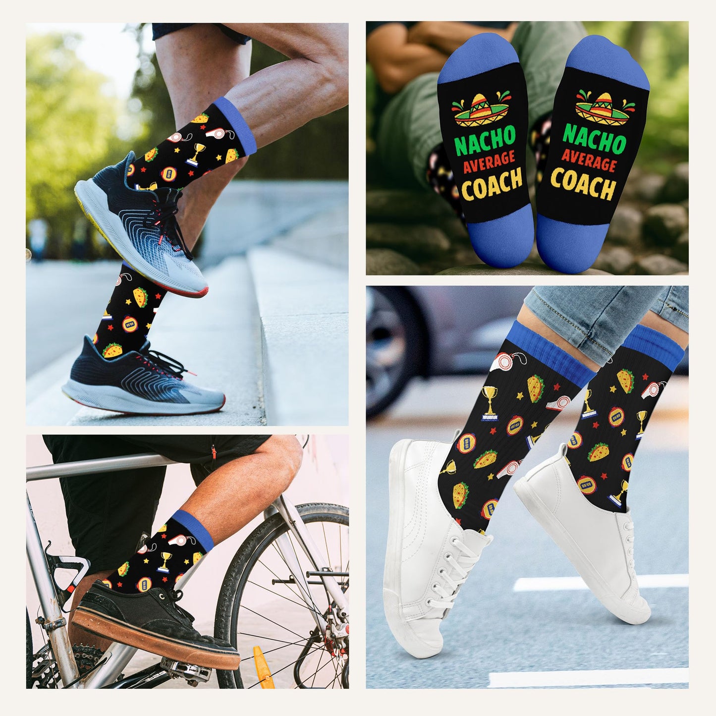 ZAGKOO Appreciation, Thank You Gifts for Teachers, Nurses, Bosses, Coaches - Funny Socks for Men, Women - Christmas Gift Idea
