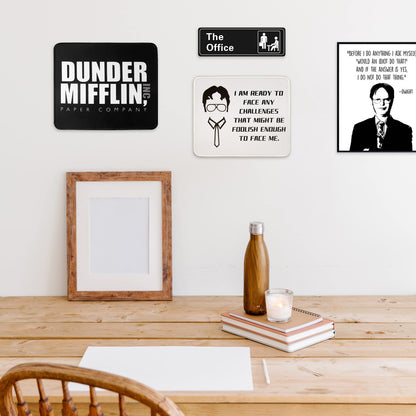 The Office Merchandise Mouse Pad for Desk, Computer or Gaming Mousepad, The Office Merch Mouse Mat, Gifts for Coworkers TV Show Fans
