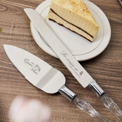 AW BRIDAL Quinceanera Cake Knife and Server Set, Mis Quince Anos Pala y Cuchillo para Pastel, 15th Birthday Party Decorations and Keepsake Gifts for Quinceañera Girl