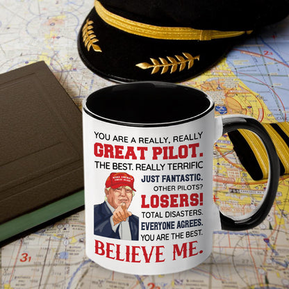 Pilot Coffee Mug 11oz, Pilot gifts for men, Pilot Gifts Idea for Birthday, Father's Day, Christmas Gifts, Pilot Gifts Aviation Men, Funny Airplane Gifts Men, Pilot Ceramic Mug