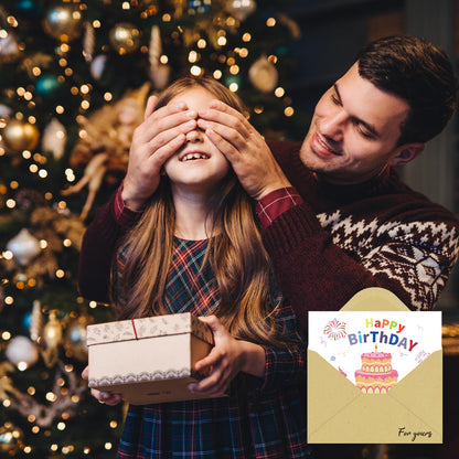100 pack Gift Card Envelopes 4 x 2.75" Mini envelope 120GSM White business card envelope small card envelope for gift card