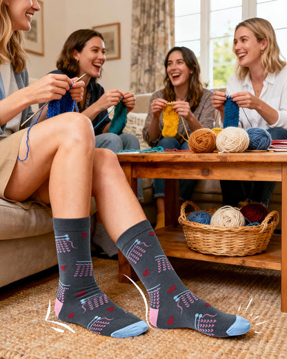 Jeasona Women's Cute Socks Funny Christmas Birthday Gifts for Women Mom Teenage Girls
