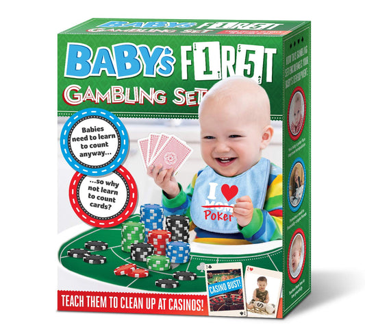 Prank Gift Box - Baby's First Gambling Kit - Perfect Gag Gift and Funny White Elephant Idea …