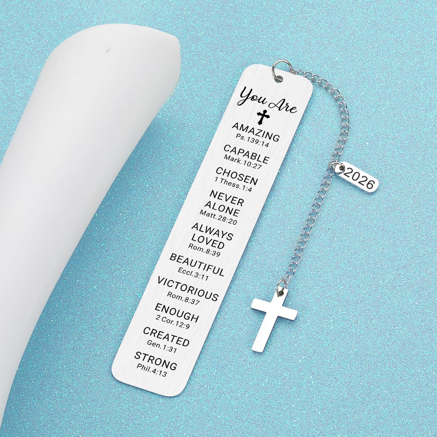 Baptism Gifts for Teen Girls Teenage First Communion Gifts for Girls Teens Boys Religious Christian Confirmation Gifts Bookmark for Women Girls Graduation Birthday Gifts Stocking Stuffers for Teen Boy