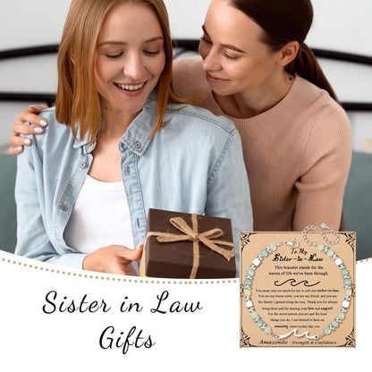 JoycuFF 𝗚𝗶𝗳𝘁𝘀 𝗳𝗼𝗿 𝗪𝗼𝗺𝗲𝗻 𝗪𝗮𝘃𝗲 𝗕𝗿𝗮𝗰𝗲𝗹𝗲𝘁 Birthday Graduation Christmas Valentines Mothers Day Meaningful Gifts Unique Wave Bracelets for Women
