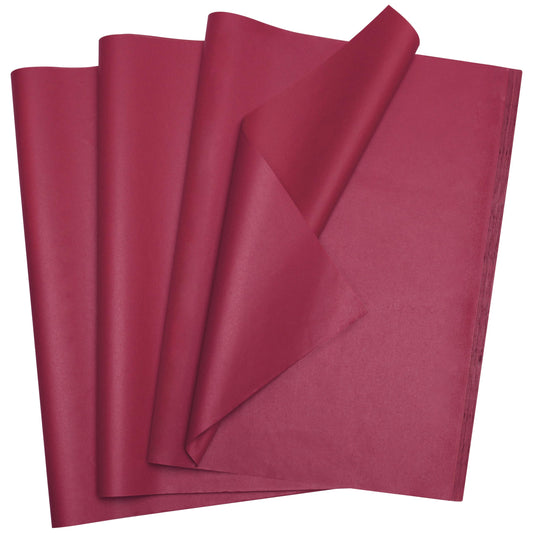 Bobobag 100 Sheets Burgundy Tissue Paper 20"X14" Tissue Paper for Gift Bags, Gift Wrapping Tissue, Christmas Tissue Paper Anniversary Holiday Decoration Arts Craft