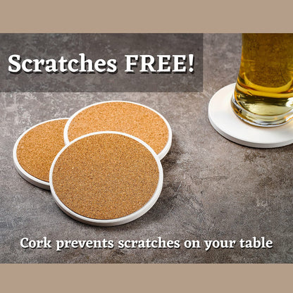 Onebttl Colorado Gifts for Men Women - Ceramic Coaster Set of 6 with Holder - Homesick Moving Away Housewarming Souvenir