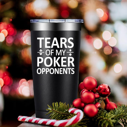 Poker Gifts for Men Women - Gifts for Poker Players - Christmas Brithday Gift for Pokers Lovers - 20oz Pokers Gift Ideas Tumbler