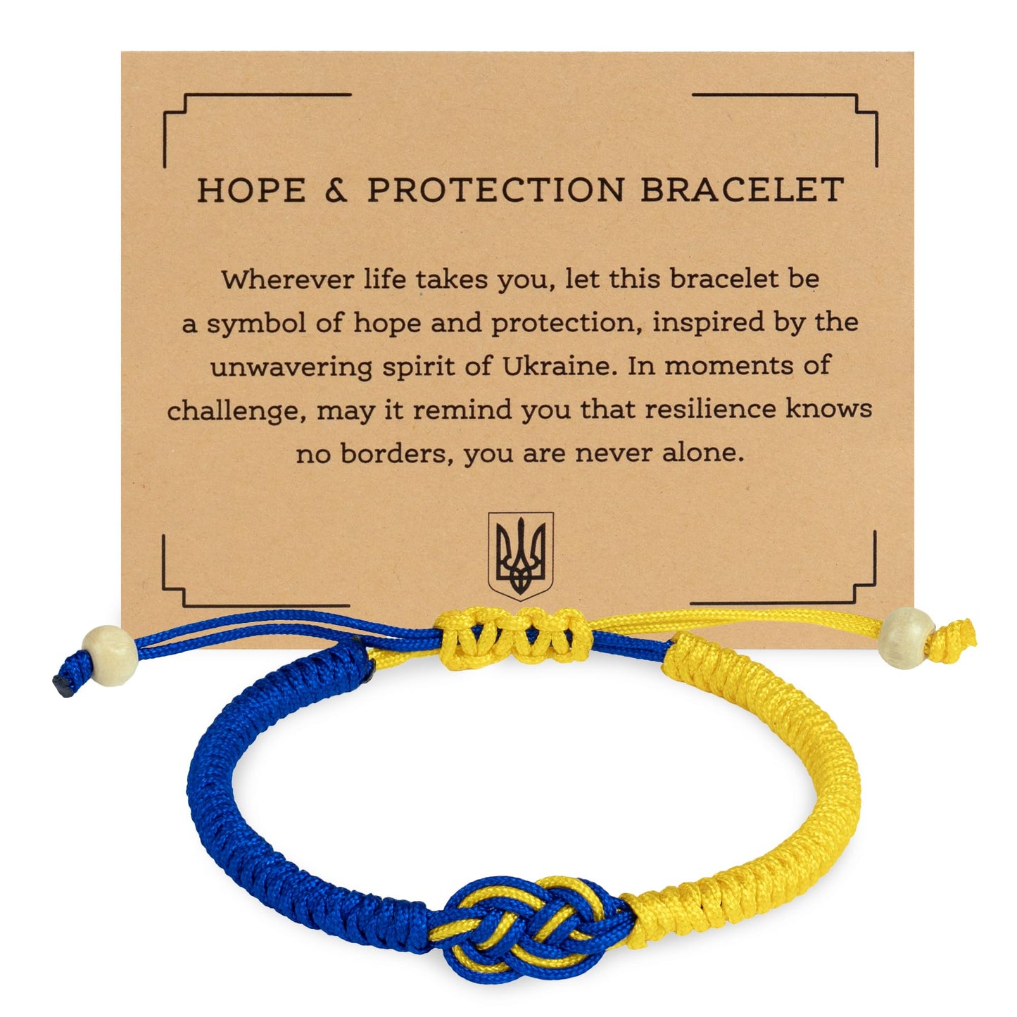 Ukraine Bracelet For Women, Men, Support Ukraine Jewelry, Infinity String Stand With Ukrainian Gifts, Blue And Yellow Flag Accessories, Proud Patriotic Product, Hope & Protection Blessing Merchandise