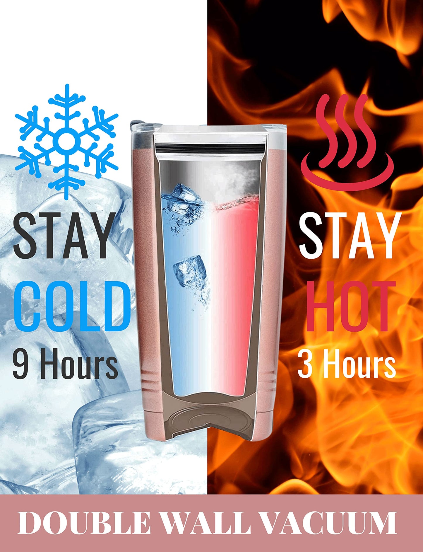 Mema Gifts for Grandma, Insulated Stainless Steel Wine Tumbler with Lid, For Nana, Gigi, Granny, Grammy, Birthday, Mother’s Day, Christmas gifts, Rose Gold, (20 oz) Call me Mema